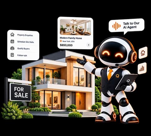 Real estate AI voice and chat agent